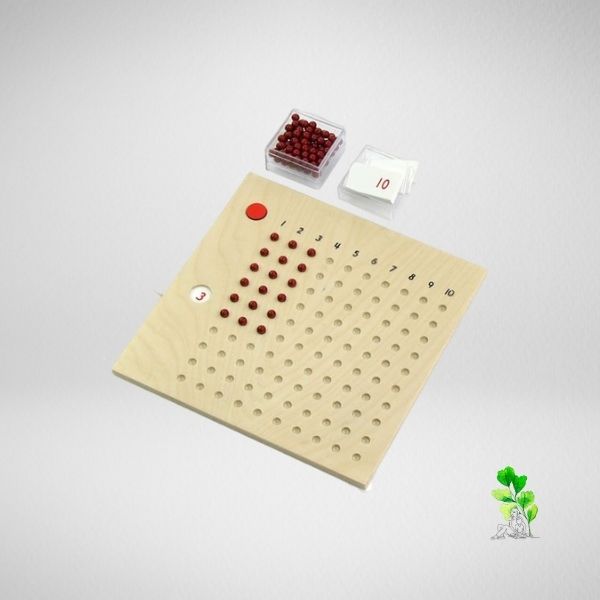 HuntersWoodsPH Early Childhood Montessori Materials Math Multiplication Bead Board