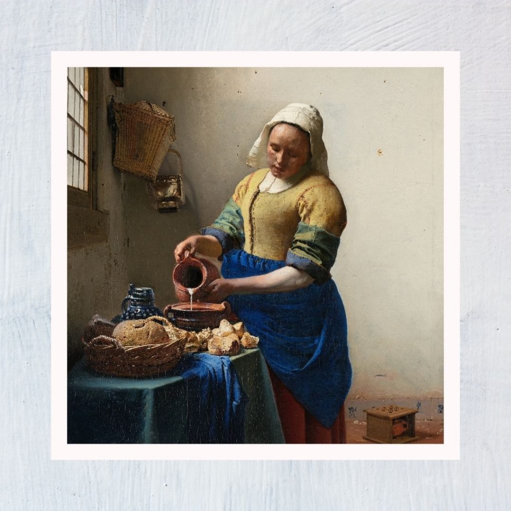 HuntersWoodsPH Montessori Culture Art Paintings Johannes Vermeer Milkmaid