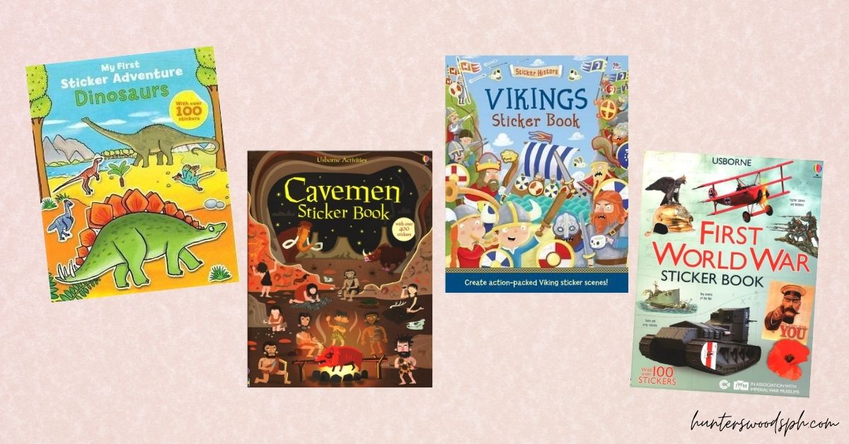 HuntersWoodsPH Montessori Sticker Books for Homeschooling