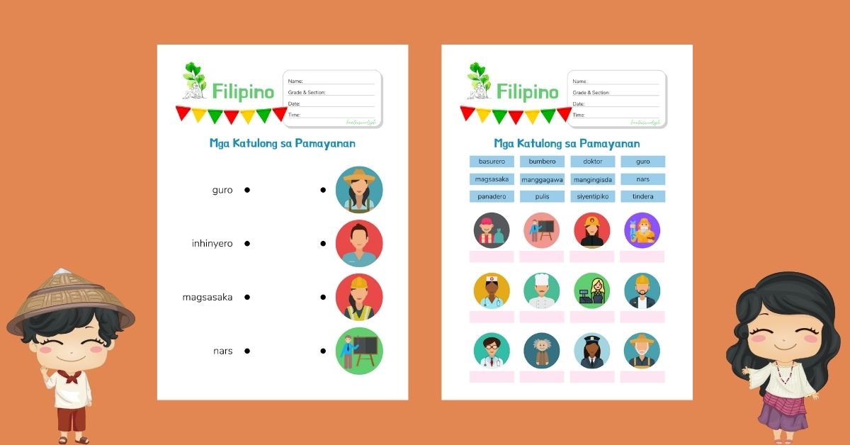 Mga Katulong Sa Pamayanan Montessori Filipino Worksheets 6199