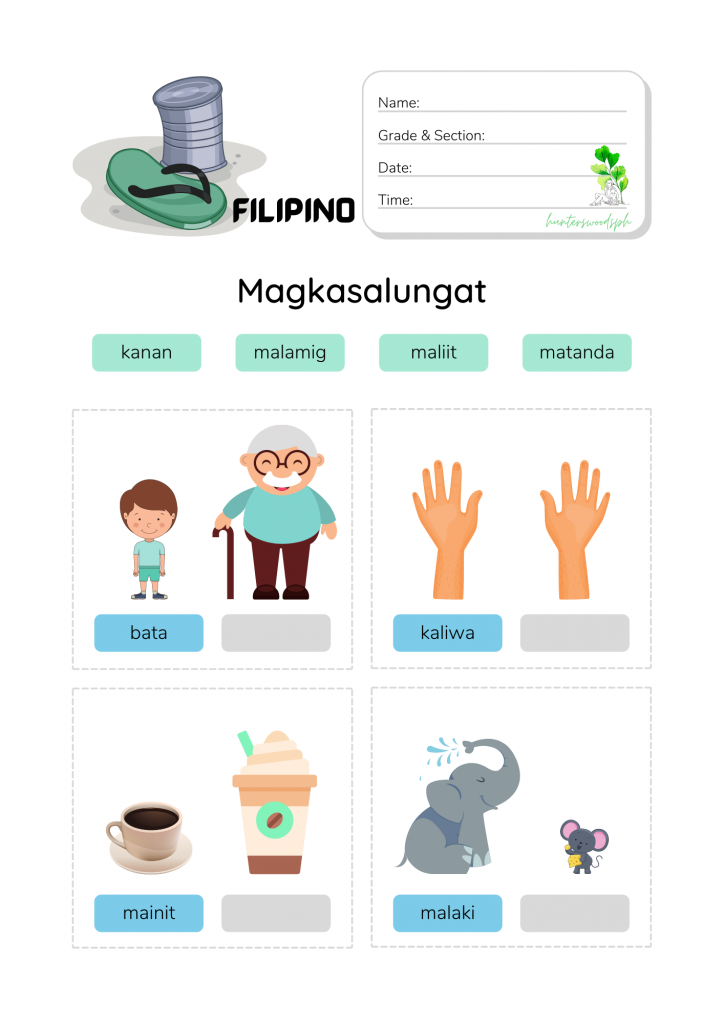 Magkasingkahulugan At Magkasalungat: 100+ Examples And Worksheets