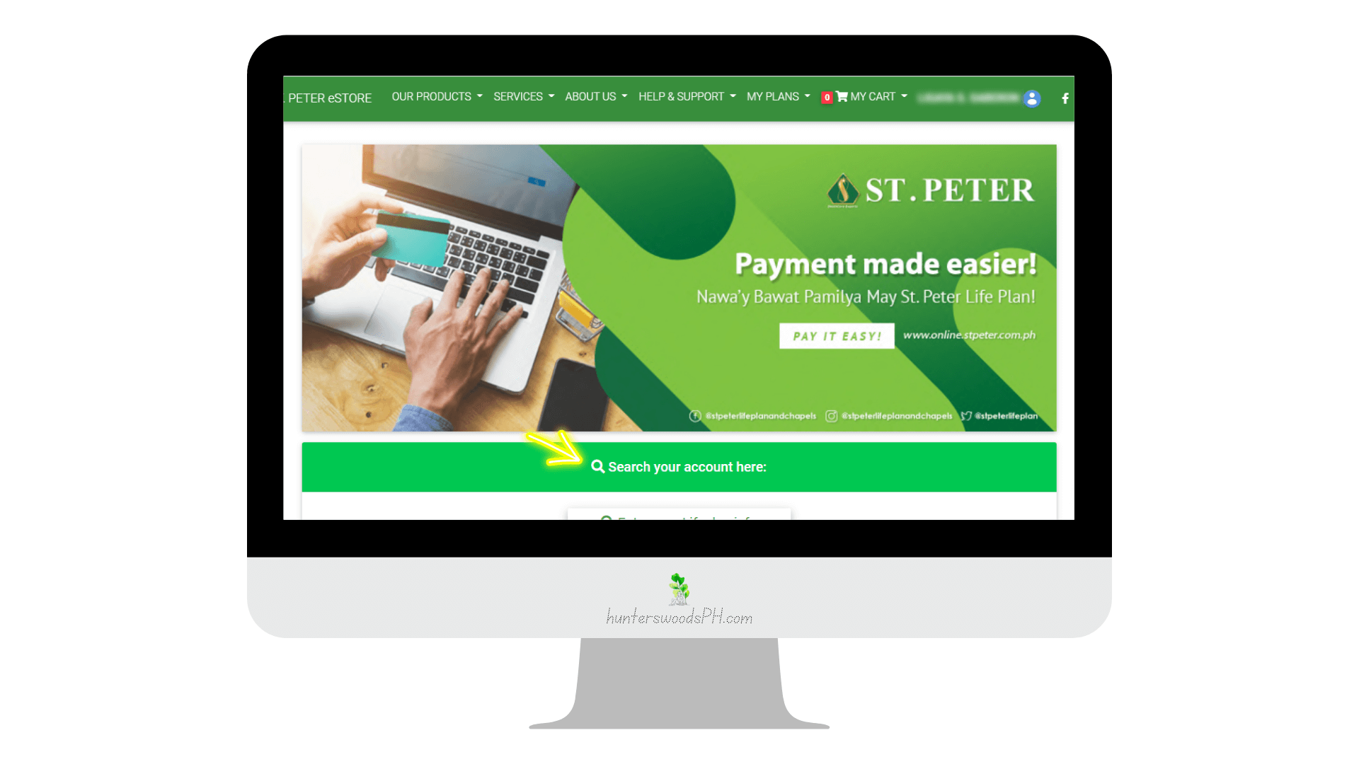 St Peter Online - B - Paying for existing plan - 2
